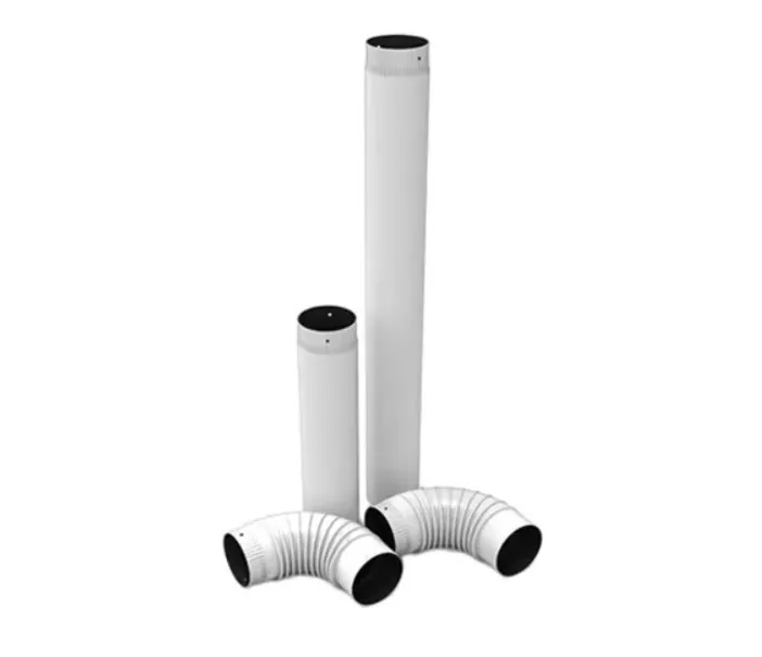 ALFA PLAM Set dimovodnih cevi FI 160 EB beli