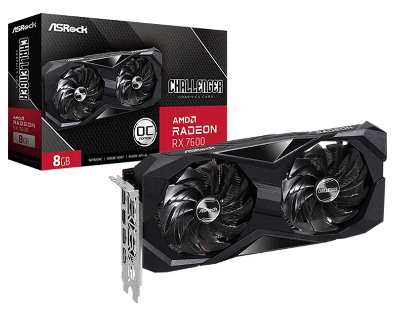 AMD Radeon RX 7600 8GB 128bit  RX 7600 Challenger OC 8GB grafička karta