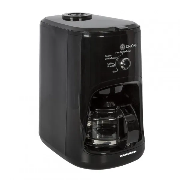 Aparat za filter kafu HEINNER HCM-900RBK/900W/sa mlinom