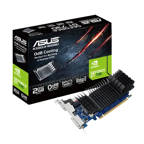 ASUS nVidia GeForce GT730 2GB GDDR5 64bit - GT730-SL-2GD5-BRK  Nvidia GeForce GT 730 2GB GDDR5 64bit