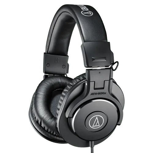 AUDIO-TECHNICA slušalice ATH-M30x (Crne)  3.5mm + 6.3mm adapter 15Hz - 22KHz 96dB 40mm