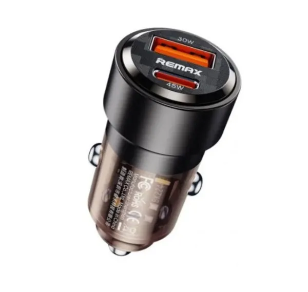 Auto Punjac Walking  1XUSB+1XTIP C  75W  RCC360 crni REMAX