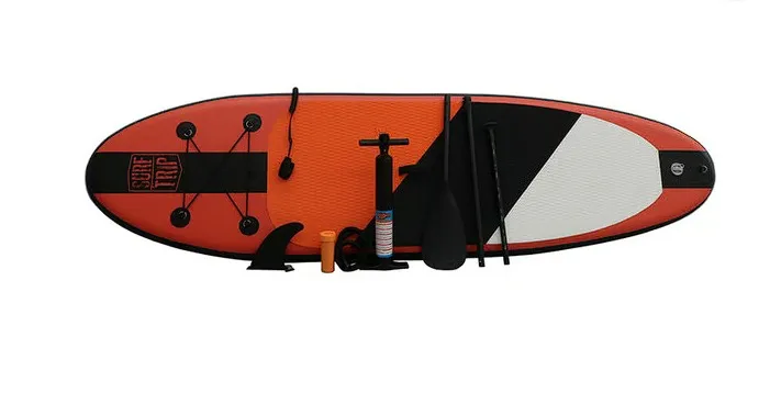 B-roba SurfTrip SUP daska na naduvavanje 305x81x15cm Crna/Crvena