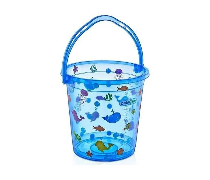 BABYJEM  KOFICA ZA KUPANJE BEBE - BLUE TRANSPARENT OCEAN