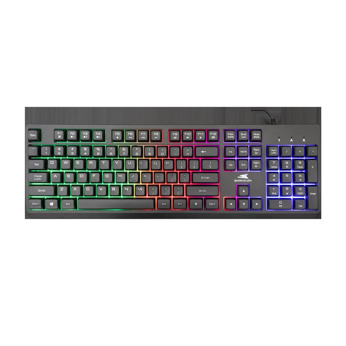 Baracuda BGK 02114 STARFISH Black Keyboard US