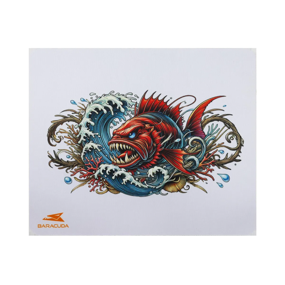 Baracuda BGMP 041 CORAL 300 x 250 Mouse Pad
