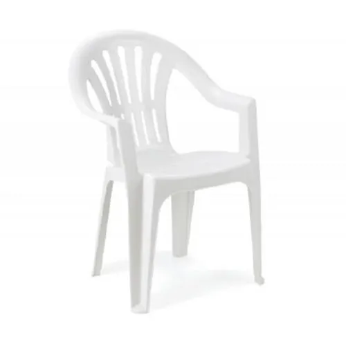 Baštenska stolica KONA Plastika Bela