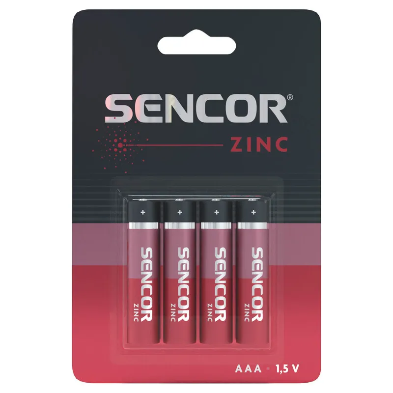 Baterija Sencor R03 AAA 4BP Cink Karbon 1/4