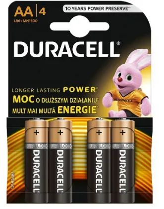 Baterije AA alkalna LR6 Duracell Basic duralock 508188 1/4