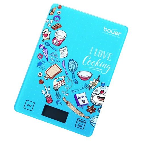 BAUER Kuhinjska vaga KS 200 SCALIO  Višebojna Digitalna 5 Kg