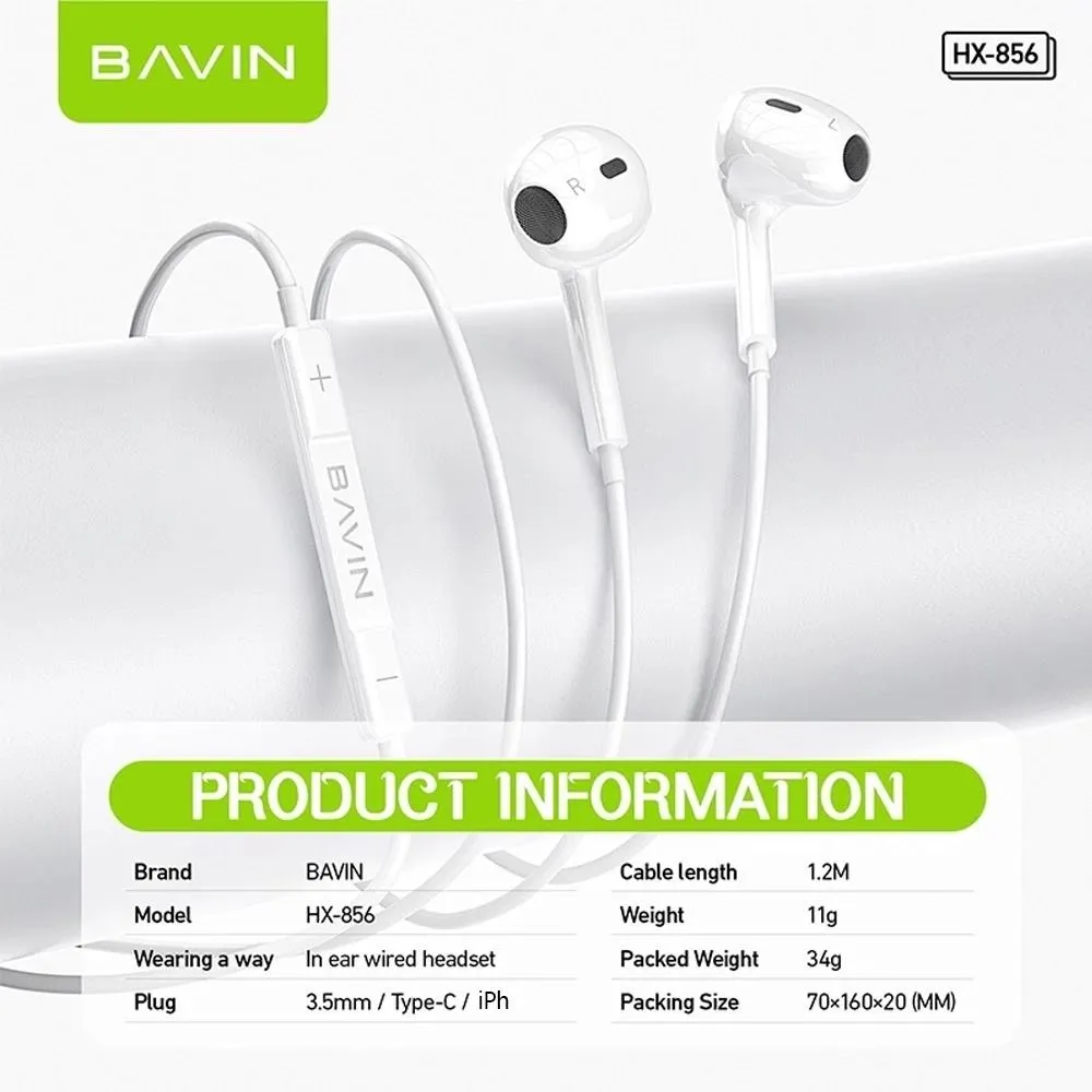 Bavin slušalice Lightning bela