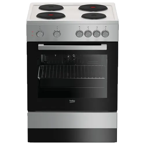 BEKO Električni šporet FSE 66000 GS  Srebrna A Ringle 65 l