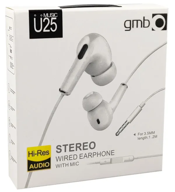 BHP-U25 * Gembird MP3 slusalice sa mikrofonom + volume kontrol (1x35mm) ANC (229)