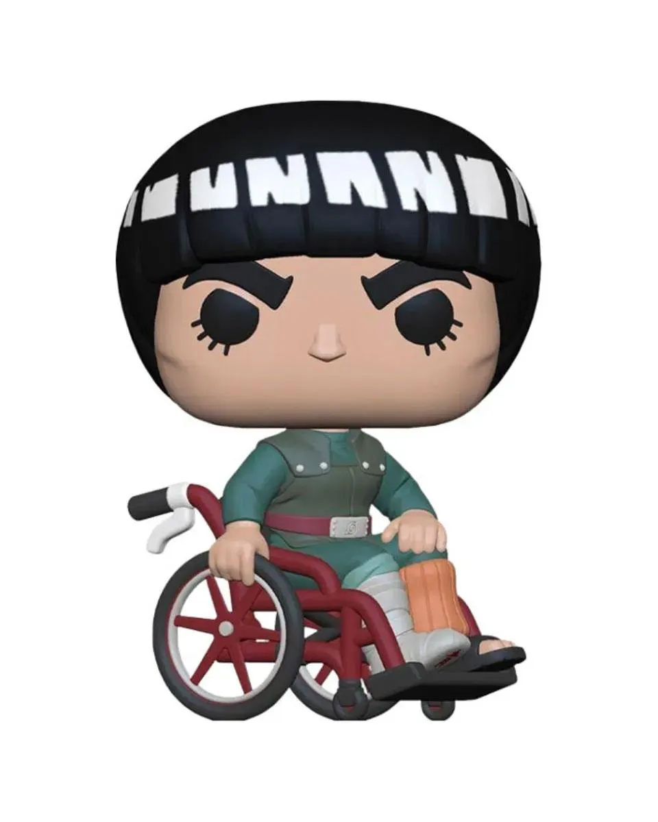 Bobble Figure Anime - Naruto Shippuden Pop! - Might Guy (white Chrome)