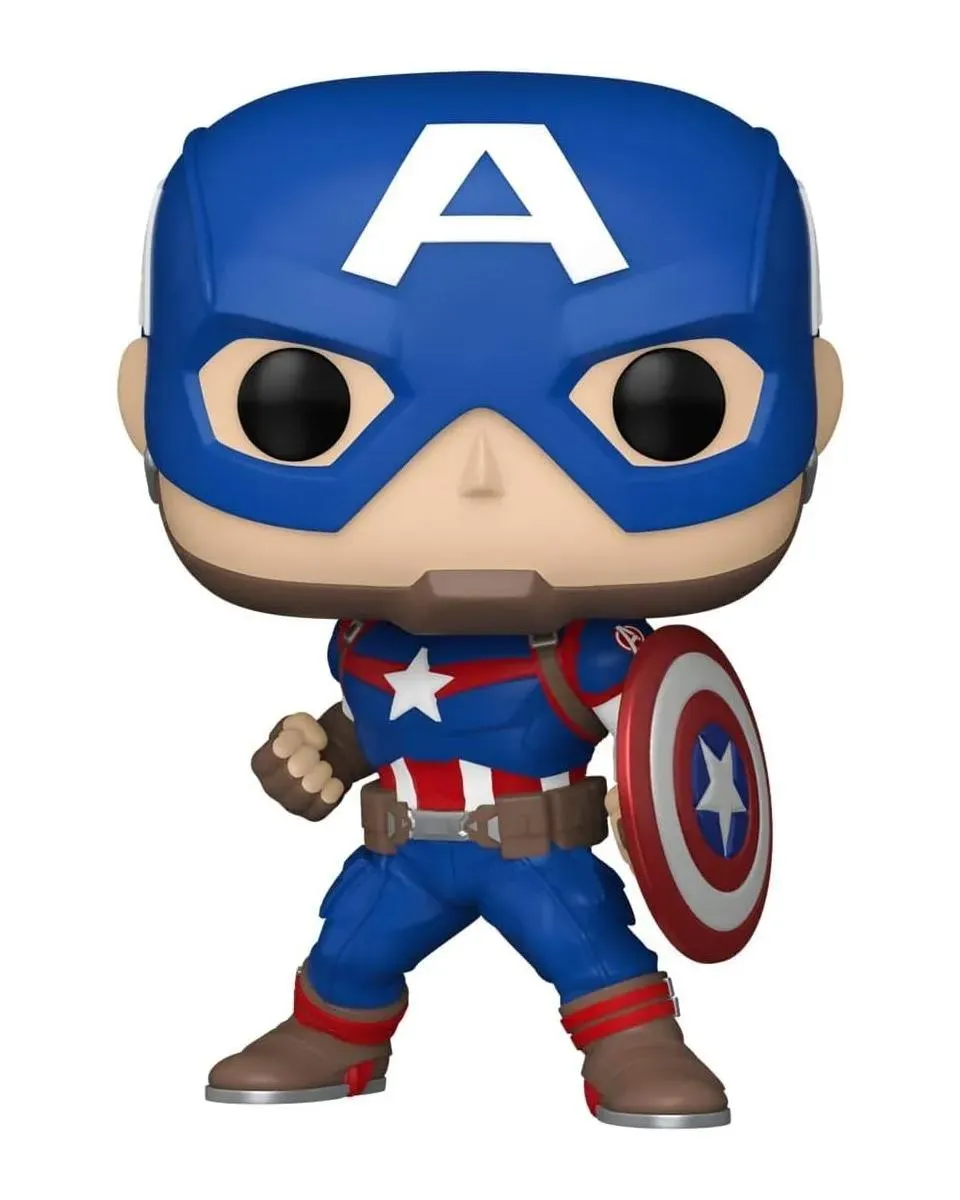 Bobble Figure Marvel - Captain America Pop! - Captain America #1419 - New Classic