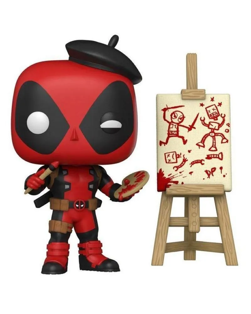 Bobble Figure Marvel - Deadpool Pop! - Artist Deadpool - Special Edition
