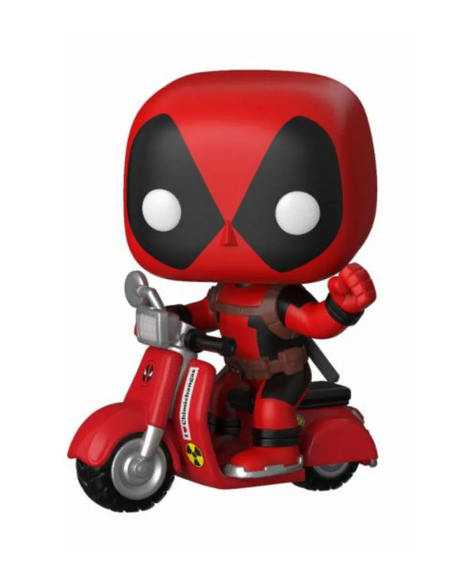 Bobble Figure Rides - Deadpool Pop! - Deadpool On Scooter
