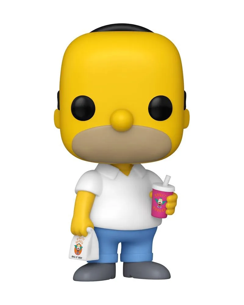 Bobble Figure Television - The Simpsons Pop! - Homer (krusty Burger) #1737
