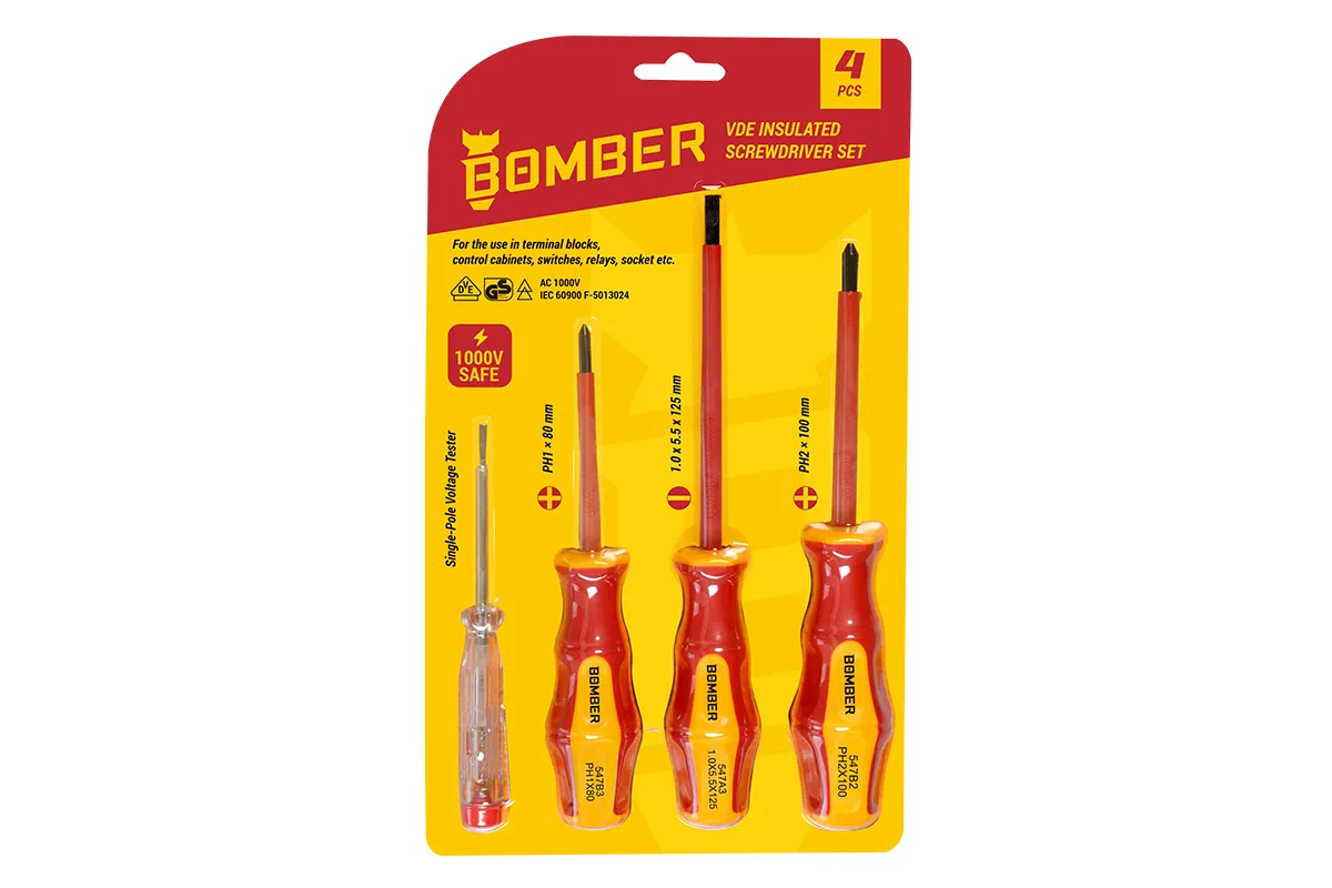 BOMBER Set VDE odvijača 4/1