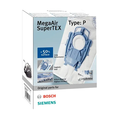 Bosch BBZ41FP   Kesa i filter Bela