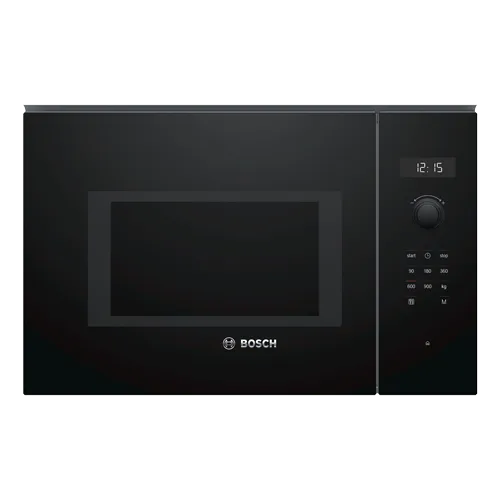 BOSCH Ugradna mikrotalasna rerna BFL554MB0  Crna 25 l Elektronsko