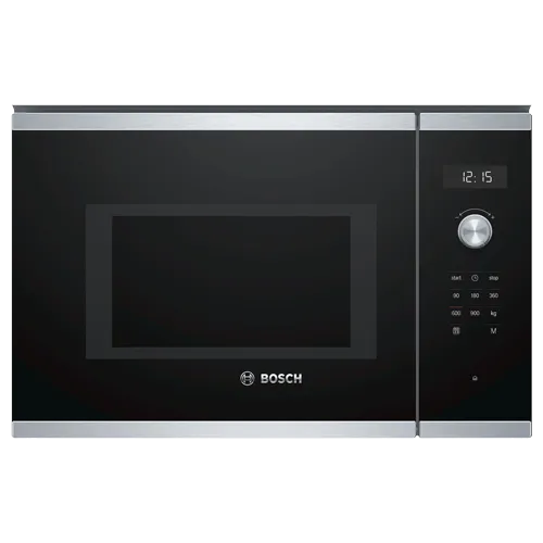 BOSCH Ugradna mikrotalasna rerna BFL554MS0  Crna/Siva 25 l Elektronsko