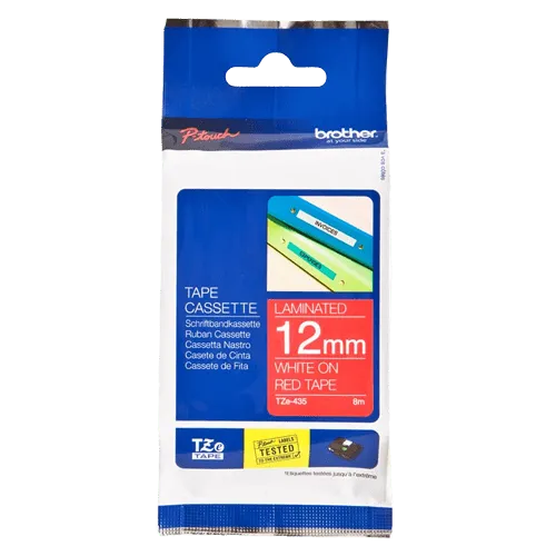 BROTHER Traka za štampač nalepnica - TZe-435   12 mm x 8 m