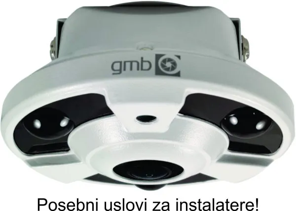 CAM-IP8MP-SKY30 GMB kamera 8 mpix Fish ip camera 360 stepeni 1.8mm 20m POE