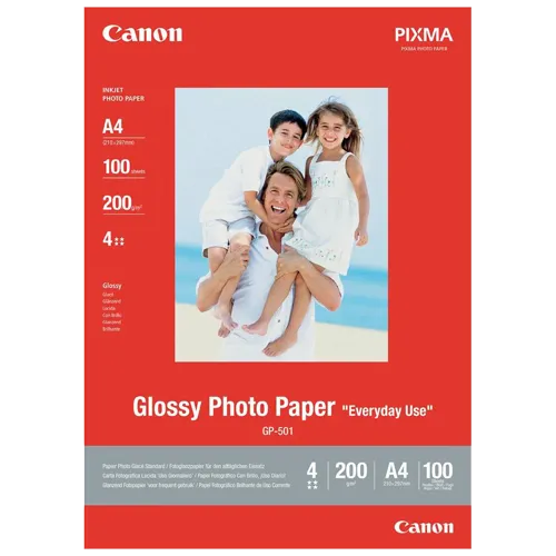 CANON foto papir Glossy GP-501  A4 100 listova 200 g/m2