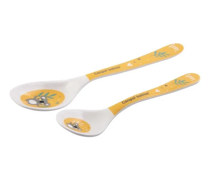 CANPOL BABIES SET KASIKA (2kom) 4/530 MELAMINE - EXOTIC ANIMALS YELLOW