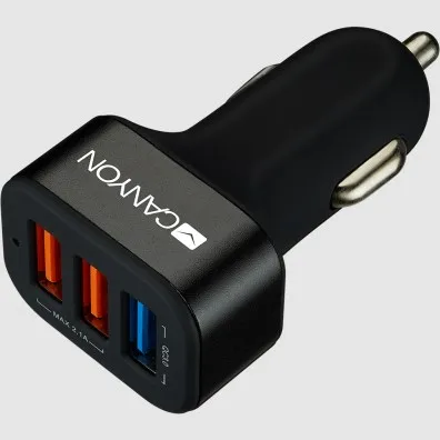 CANYON autopunjač 3xUSB CNE-CCA07B