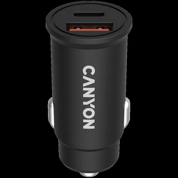 CANYON Punjač za auto USB-A/C?-20B03