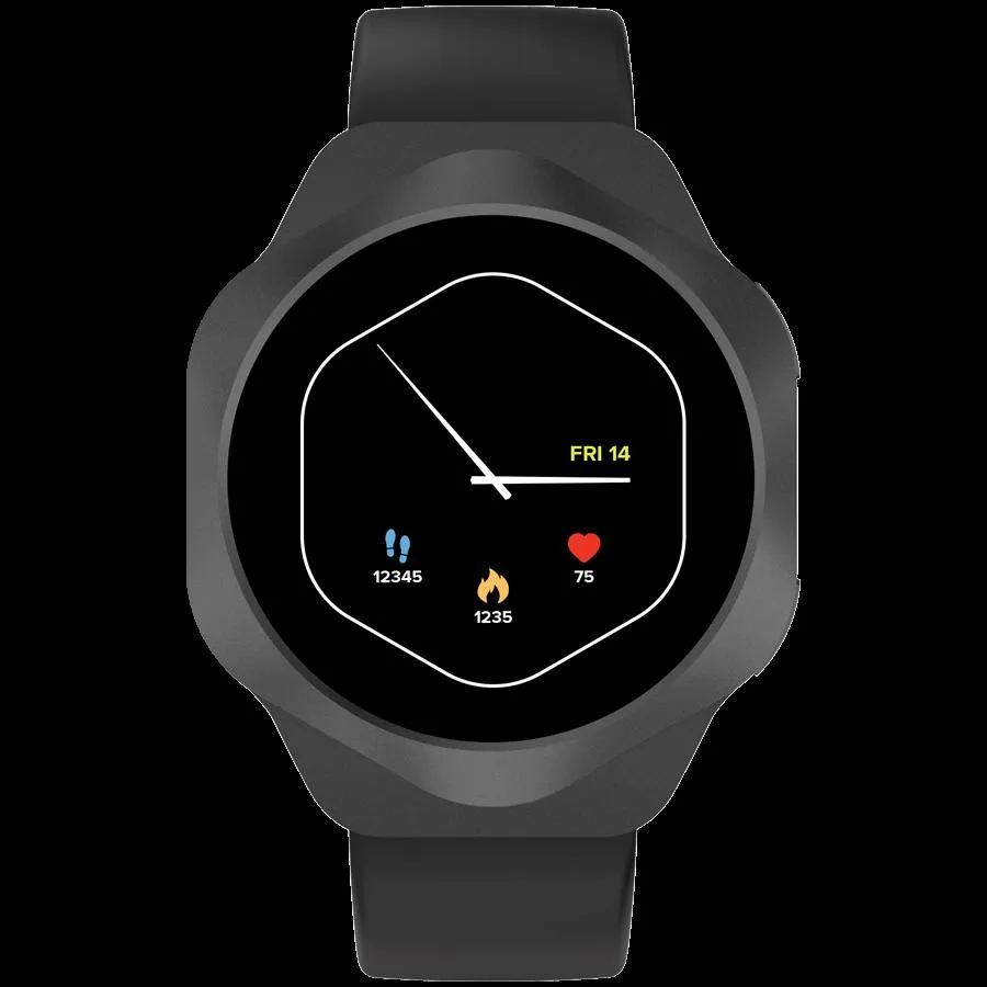 CANYON Smart Watch Hexagon 88 BT-CALL Black