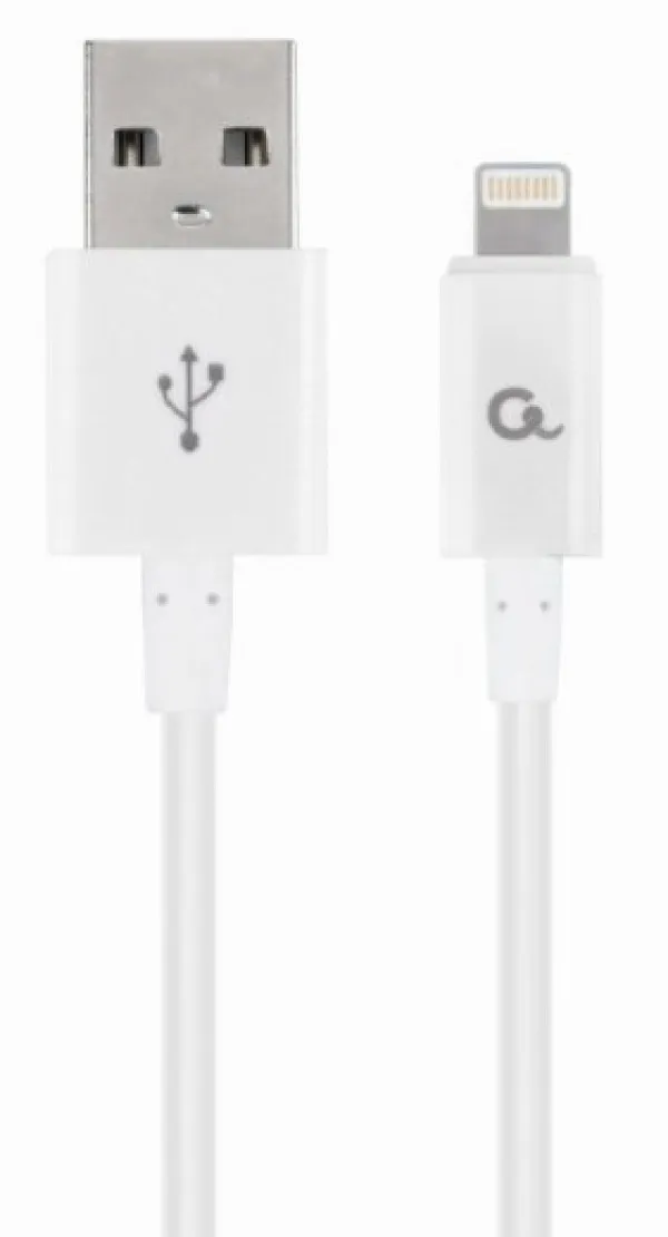 CC-USB2P-AMLM-2M-W Gembird 8-pin charging and data cable 2m white