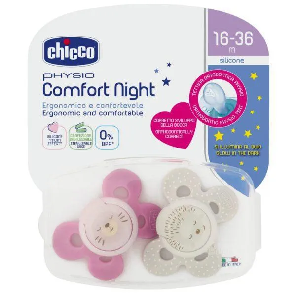 CHICCO LAŽA COMFORT NOĆNA DEVOJČ. 16-36M 2 KOM