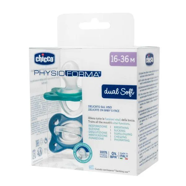 CHICCO LAŽA DUAL SOFT  PLAVA 16-36M 2KOM