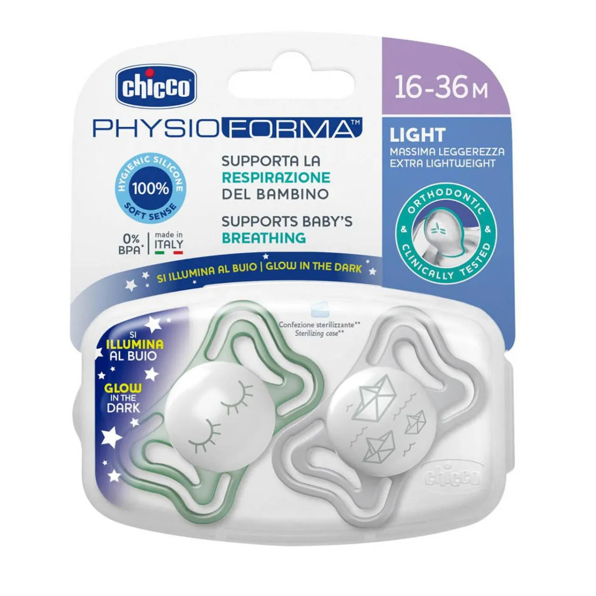 CHICCO LAŽA LIGHT NOĆNASILIKON16-36M2KOM