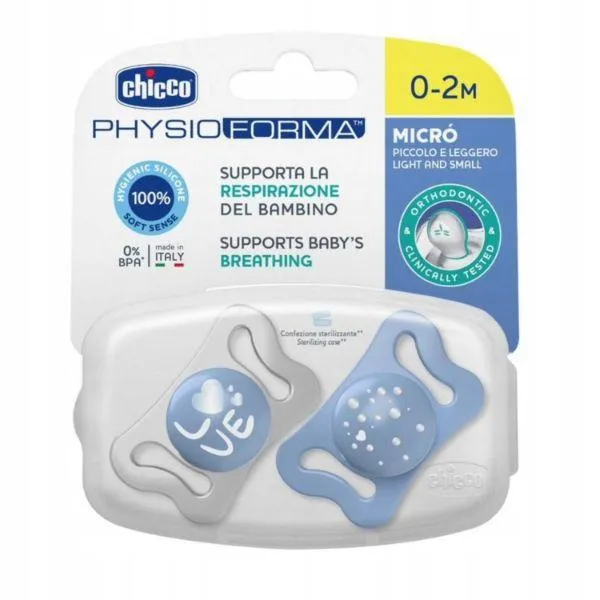 CHICCO LAŽA MICROSILIKON0-2MPLAVA2KOM