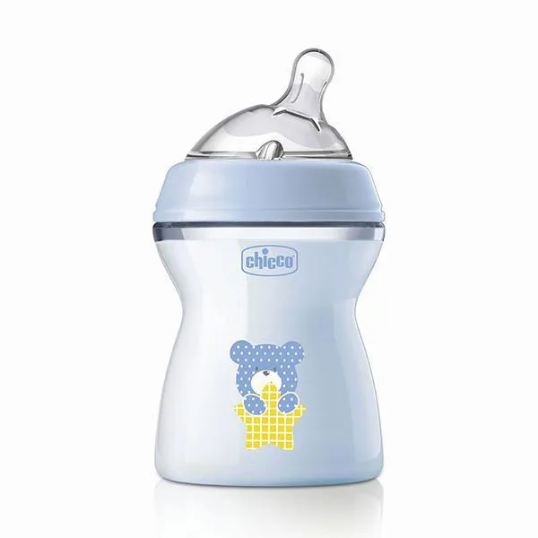 CHICCO NF PLASTIČNA FLAŠICA250MLSILIKON2M+DEČ.