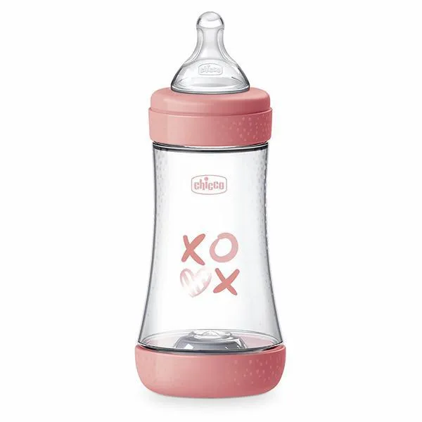 CHICCO P5 PLASTIČNA FLAŠICA240MLSILIKONDEV.