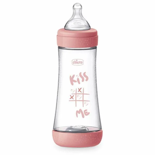CHICCO P5 PLASTIČNA FLAŠICA300MLSILIKONDEV.