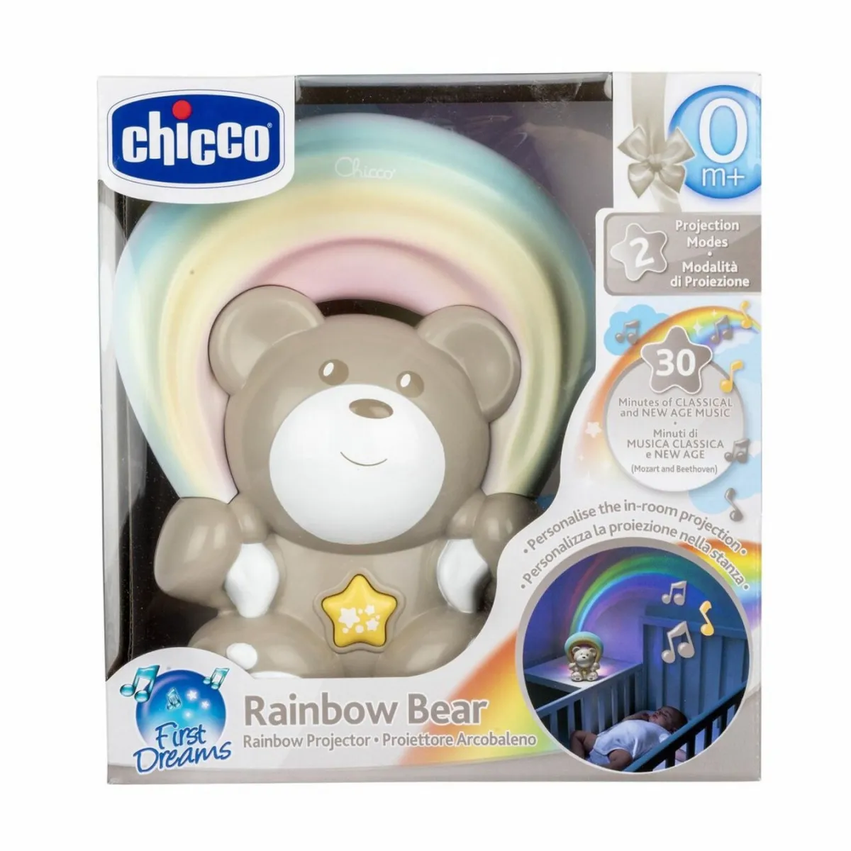 CHICCO PROJEKTOR MEDA U DUGINIM BOJAMA BEŽ