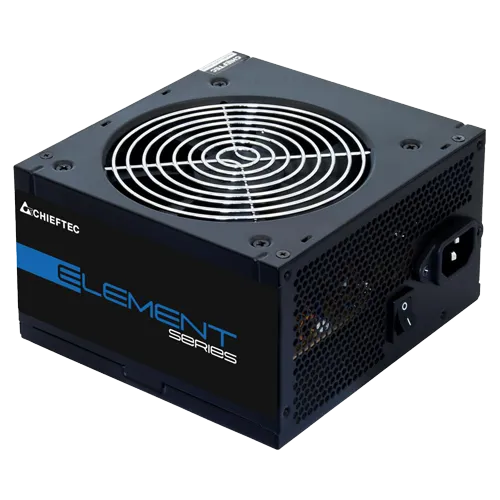 CHIEFTEC napajanje ELEMENT serija 600W - ELP-600S  600W Standardno ATX (PS2)  do 85% efikasnosti