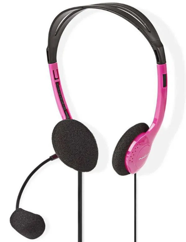 CHST100PK Stereo slusalice sa mikrofonom 2x35mm Pink