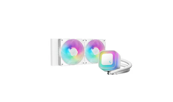 CPU Hladnjak DeepCool LE240 V2 ARGB Belo R-LE240-WHAMMN-G-2