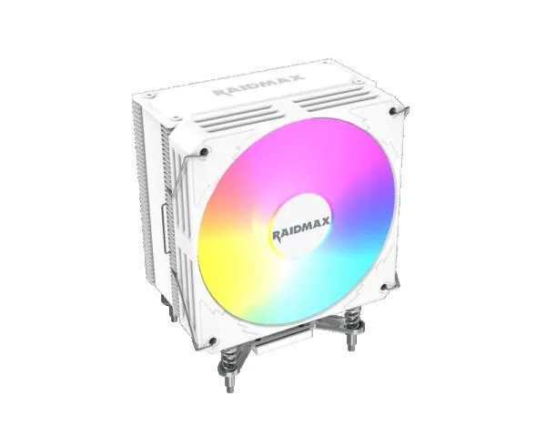 CPU Hladnjak Raidmax AC1204 120mm RGB/PWM/4 heatpipe/White AC1204KPW