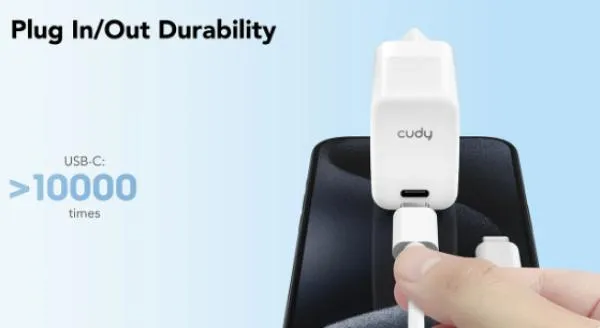 Cudy CH30_EU USB-C GaN Charger za telefone tablete i MacBook Air 30W
