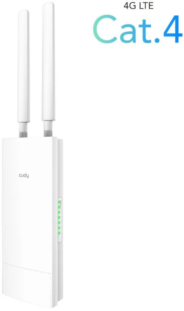 Cudy LT500 Outdoor 4G LTE Cat 4 AC1200 Wi-Fi Route Nano SIM Slot 10/100 Mbps WAN/LAN