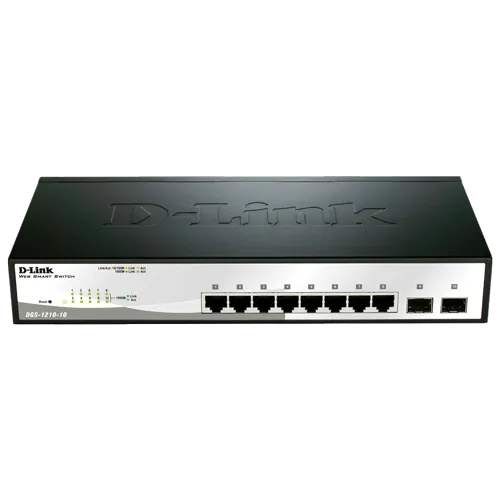 D-LINK Switch DGS-1210-10  Upravljivi 8 RJ-45 portova 16K 20Gbps
