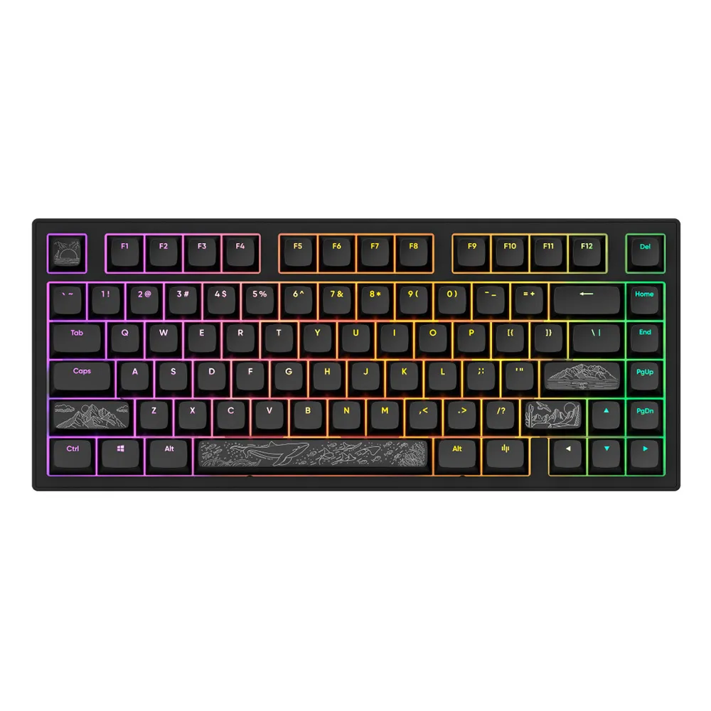 Dark Project ALU Terra Nostra Black - Wired Gaming Keyboard (ANSI)